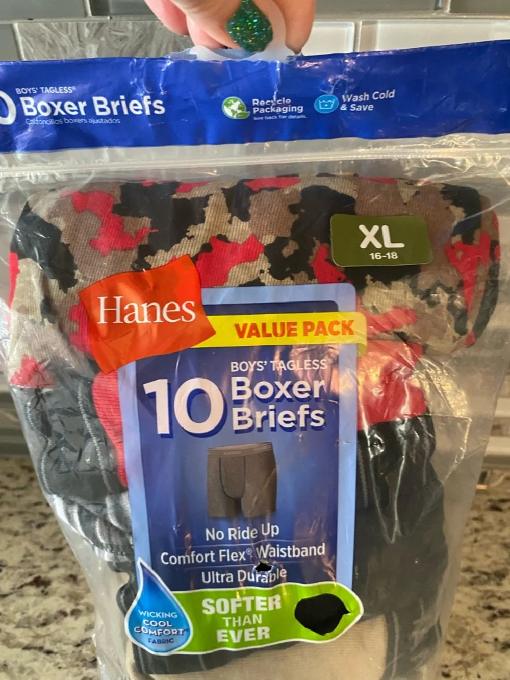Hanes boys boxer